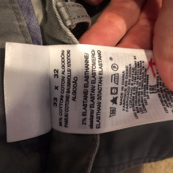 Khaki Pants - Mens - Gray - 33x32 - Picture 2 of 2